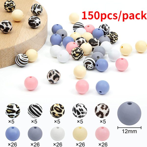 Wholesale 10 Pack DIY Baby Jewelry Silicone Beads For Discount