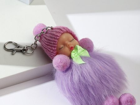 Wholesale Zinc Alloy Cute Plush Doll Keychain Discount