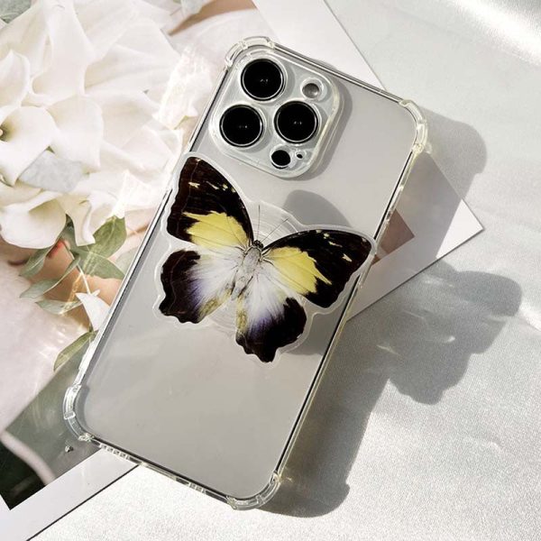 Wholesale Acrylic Butterfly Drop Glue Mobile Phone Holder For Sale