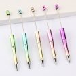 Wholesale 10pcs Plastic Gradient Beaded Ballpoint Pen Online