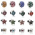 Wholesale 10pcs pack Small Flower Alloy Big Hole Beads Accessories Fashion