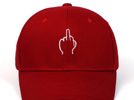 Wholesale Cotton Middle Finger Swearing Baseball Cap For Cheap