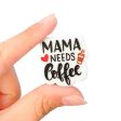 Wholesale 10pcs Silicone Alphabet Coffee Mom Focal beads on Sale