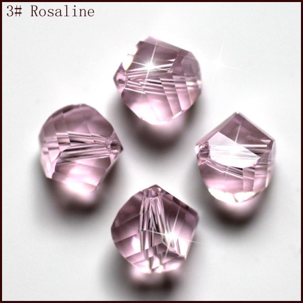 Wholesale 200pcs Crystal Glass Spiral Shaped Cut Face Beads Online now