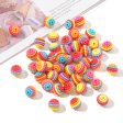 Wholesale 100pcs pack ABS five-color cartoon small particle bayberry ball string Beads For Discount