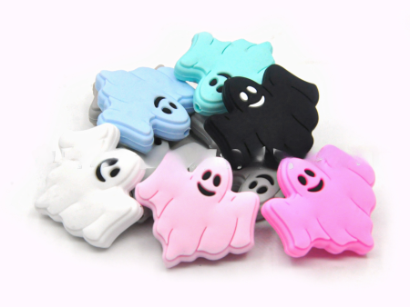 Wholesale 100PCS Halloween Silicone Teething Beads Online Hot Sale