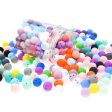 Wholesale 200PCS 12MM Molar Silicone Round Beads Fashion