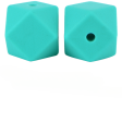 Wholesale 100PCS 17MM Silicone Hexagon Baby Teether Beads Online Hot Sale