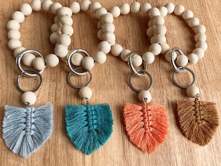 Wholesale Wooden Beads Bracelet Key Chain Online now