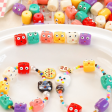 Wholesale 20pcs Cartoon Eyeball Monster Resin String Beads Supply