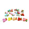 Wholesale 10pcs Silicone Cartoon Carrot Rabbit Ears Scattered Beads Discount