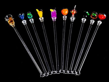 Wholesale 10pcs pack of wine glass cocktail acrylic bar shaker on Sale