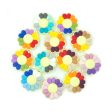 Wholesale 100pcs pack Silicone Flower Shape Teether Beads Discount