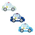 Wholesale 100pcs Police Car Shape Silicone Beads For Discount