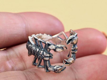 Wholesale Alloy Scorpion Rings for Men Online Hot Sale