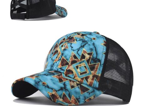 Wholesale Cotton Aztec Printed Baseball Cap Online