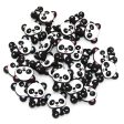 Wholesale 2pcs Silicone Baby Panda Molar Beads Fashion