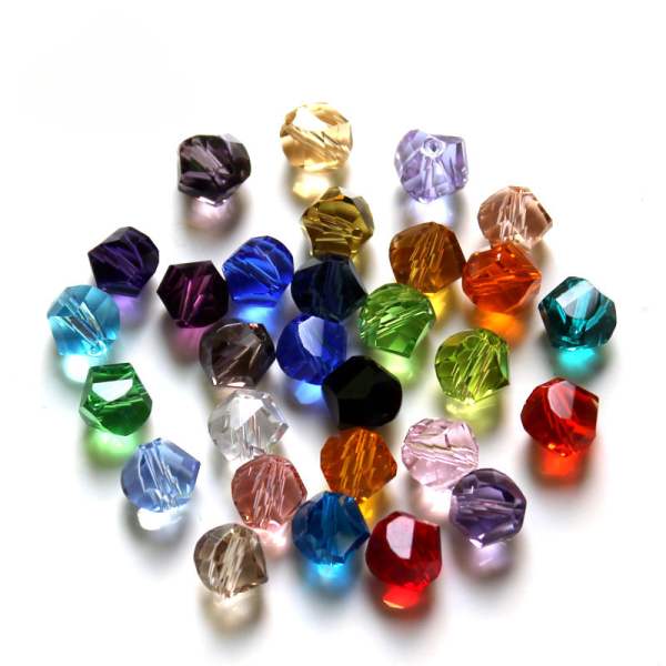 Wholesale 200pcs Crystal Glass Spiral Shaped Cut Face Beads Online now