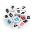 Wholesale 10pcs pack Printed Jungle Pattern Silicone Focal beads For Discount