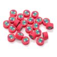 Wholesale 1000pcs pack Round Butterfly Mixed Color Soft Pottery Sliced Beads For Sale