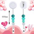 Wholesale 20pcs Silicone Retractable Nurse Reel Badge Keychains Fashion