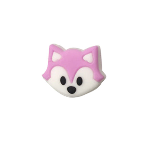 Wholesale 3pcs Silicone Fox Focal beads Online Hot Sale