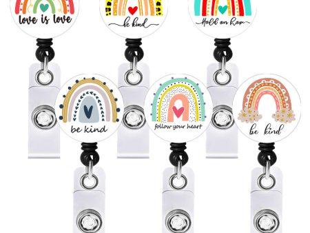 Wholesale ABS Rainbow Telescopic Keychain on Sale