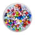 Wholesale100PCS PACK 12mm Silicone Color Round Small Spacer Beads Online