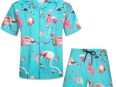 Wholesale Hawaiian floral beach shirt men T-shirt shorts Fashion