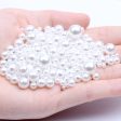 Wholesale 1.5-18mm Simulation Highlight Non-porous Pearl ABS Scatter Beads Online now