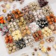 Wholesale 30pcs Autumn Winter Milk Tea Color Ceramic Cute Carrot Bear Cube Beads on Sale