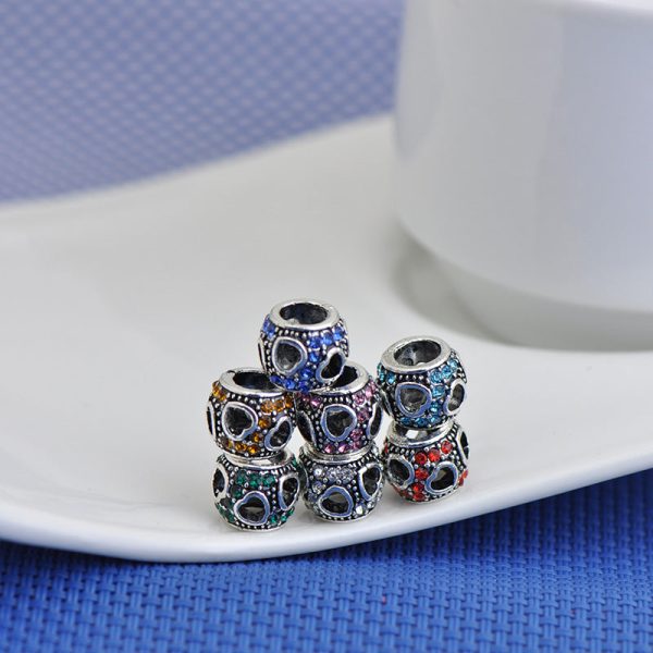 Wholesale 10pcs pack Alloy Point Drill Ocean Style Large Hole Beads Online