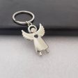 Wholesale 10PCS Zinc Alloy Guardian Angel Metal Keychain Sale