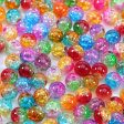 Wholesale 100pcs pack Acrylic Burst Flower Crystal Scattered Beads For Discount