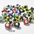 Wholesale 12mm Mixed Color White Soccer Acrylic Baseball Beads Cheap