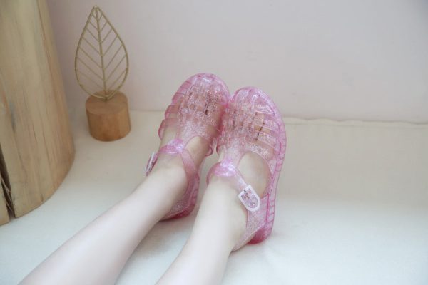 Wholesale PVC Middle Kids Sandals Supply