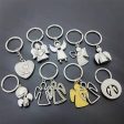 Wholesale 10PCS Zinc Alloy Guardian Angel Metal Keychain Sale