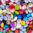 Wholesale100PCS PACK 12mm Silicone Color Round Small Spacer Beads Online