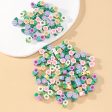 Wholesale 100pcs pack Flower Soft Pottery Beads For Discount