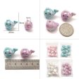 Wholesale 10PCS PACK Acrylic UV Plated Candy Color Cartoon Little Dolphin Straight Hole Beads Supply