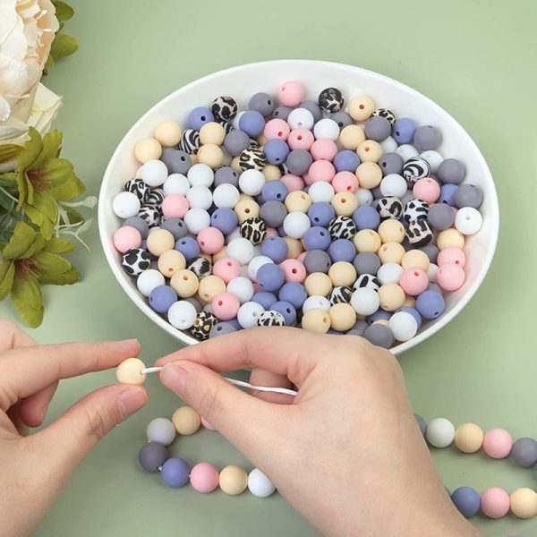 Wholesale 10 Pack DIY Baby Jewelry Silicone Beads For Discount