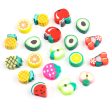 Wholesale 50pcs pack 10mm Soft Pottery Fruit Beads Hot on Sale