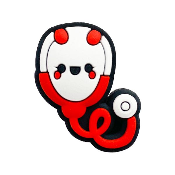 Wholesale 10pcs Stethoscope Silicone String Focal beads Online Sale