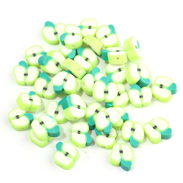 Wholesale 50pcs pack 10mm Soft Pottery Fruit Beads Hot on Sale