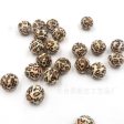 Wholesale 100PCS 14-16mm Two-color Leopard Print Hemu Round Beads Sale