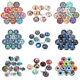 Wholesale 20pcs pack Time Gem Glass Beads Discount