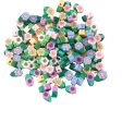 Wholesale 100pcs pack Flower Soft Pottery Beads For Discount