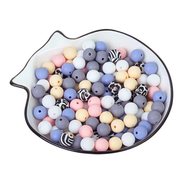 Wholesale 10 Pack DIY Baby Jewelry Silicone Beads For Discount