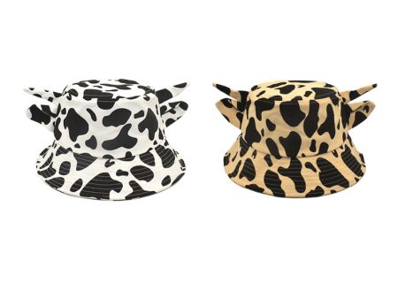 Wholesale Polyester Horn Cow Bucket Hat on Sale