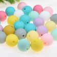 Wholesale 200PCS 12MM Molar Silicone Round Beads Fashion